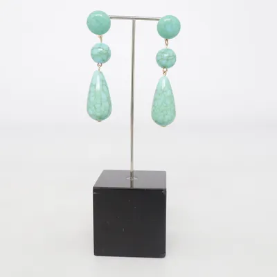Earrings (Turquoise) Unknown metal