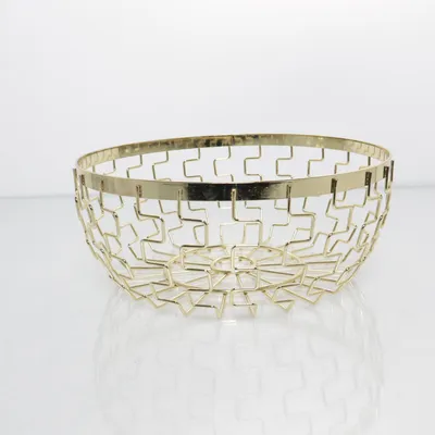 Fruktskål (Guldfärgad)