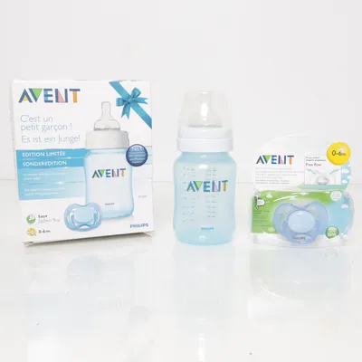 Sutteflasker (Transparent, Blå) fra Philips Avent