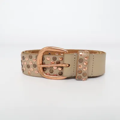 Bælte (Beige) fra Cowboys Belt Læder