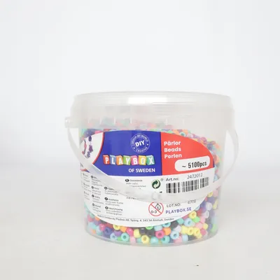 Plastic beads (Pärlor Beads) from Playbox