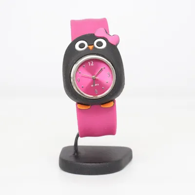 Armbåndsur (Sort, Pink, Flerfarvet)