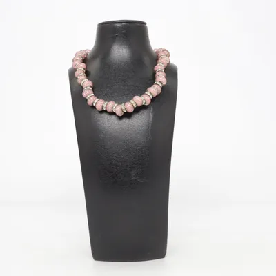 Collier (Rose, Argent) de Davida of Sweden Métal inconnu