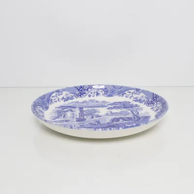 Tallerken (Blå, Hvid) fra Spode