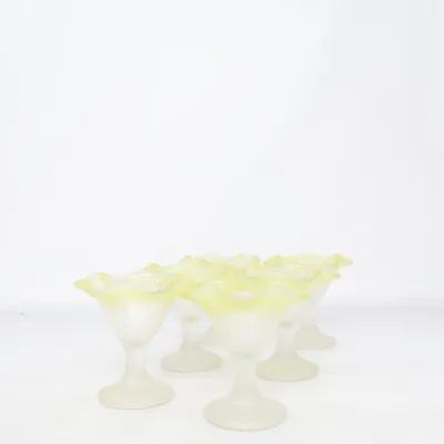 Coupe à dessert (Jaune)