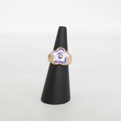 Ring (Guldfärgad, Lila) Okänd metall