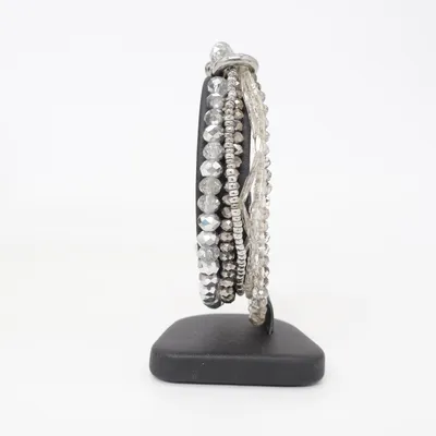 Armband (Grijs, Zilver) van Pearls for Girls Onbekend materiaal