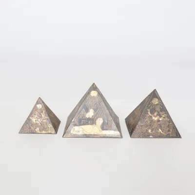 Sculpture (Brown, Gold)