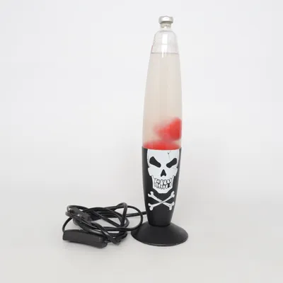 Lavalamp (Zwart, Rood)