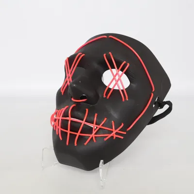Maskeradmask (Svart, Röd)