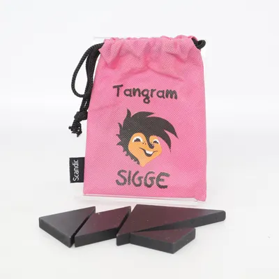 Hjernegymnastik spil (Sort, Pink) fra Scandic