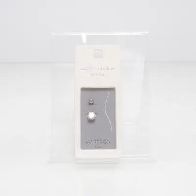 Piercing sieraden (Zilver, Wit) van Accessories Onbekend materiaal