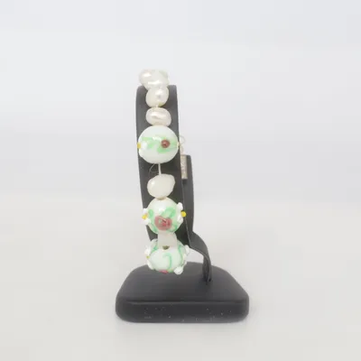 Bracelet (White, Multicolored) from Baglady Unknown metal