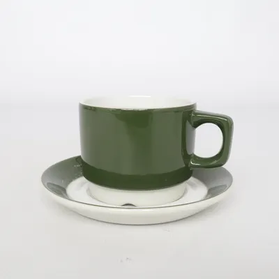 Cup (Green, White) from Figgjo