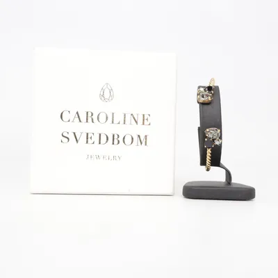 Bracelet (Gold, Black) from Caroline Svedbom Unknown metal