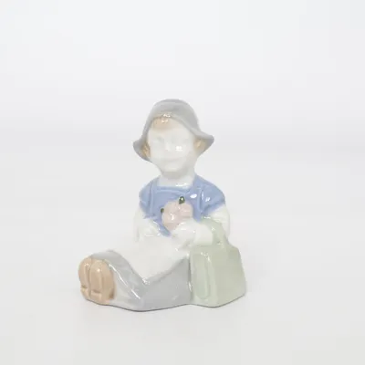 Figur (Grå, Blå, Hvid) fra Royal Copenhagen
