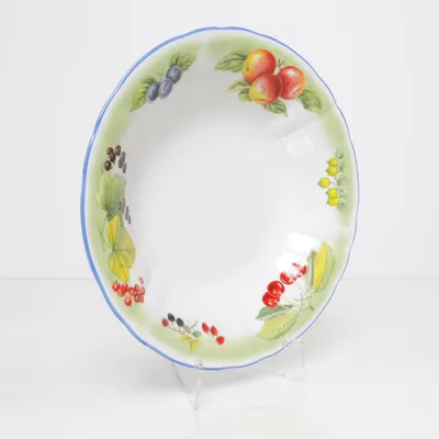 Serveringsskål (Vit, Flerfärgad) från Christineholm Porcelaine