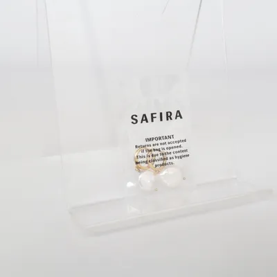 Øreringe (Guld, Hvid) fra Safira Ukendt metal