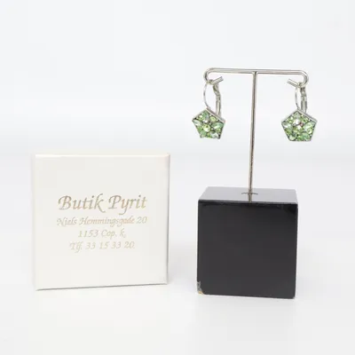 Örhängen (Grön) Okänd metall