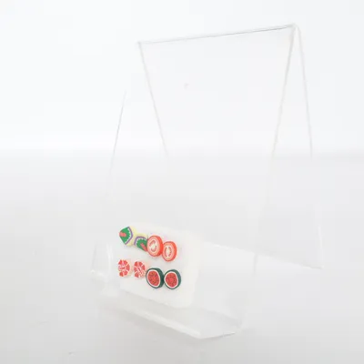 Oorbellen (Meerkleurig) Onbekend materiaal