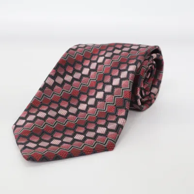 Cravate (Rouge, Gris, Noir) de Carlo Palazzi Soie