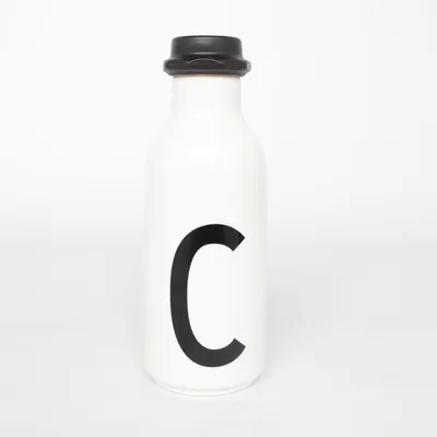 Waterfles (Wit) van Design Letters