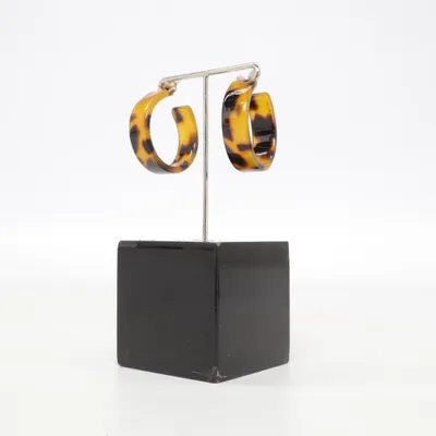 Earrings (Brown, Multicolored) Unknown metal