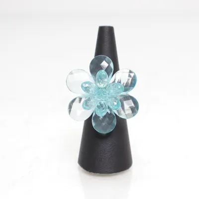 Ring (Blue, Multicolored) Unknown metal