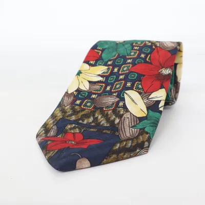 Krawatte (Blau, Mehrfarbig) von Yellow Springs Polyester