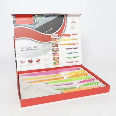 Set de couteaux (Rouge) de Royalty Line