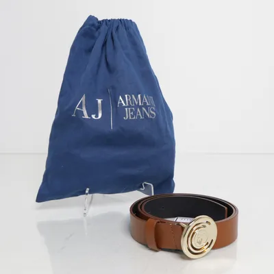 Bælte (Brun) fra Armani Jeans Læder