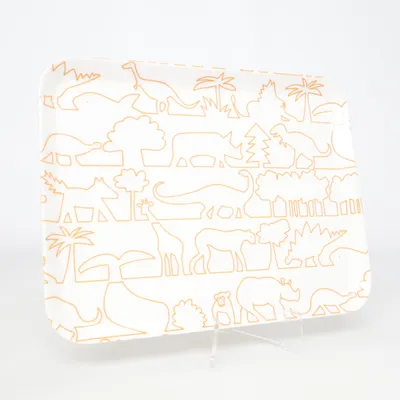 Tray (White, Orange) from Sandberg