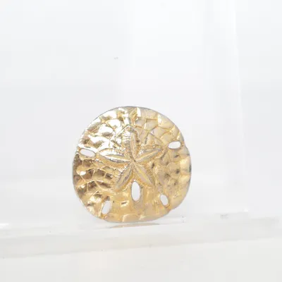 Brosch (Guldfärgad) Okänd metall
