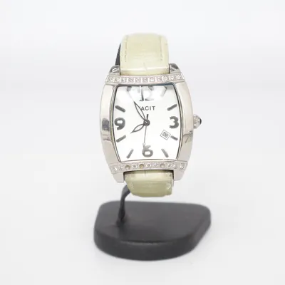 Wristwatch (White, Silver) from Facit