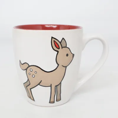 Mug (White, Brown, Red) from Kids Concept