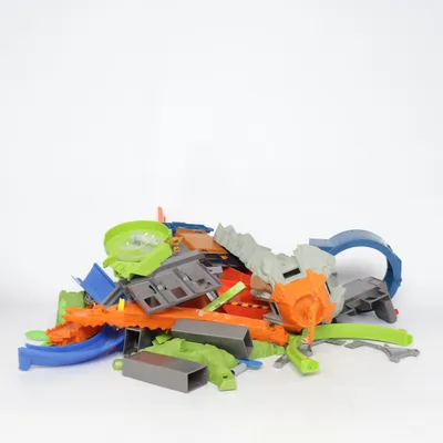 Car track (Green, Orange, Blue) from Hot Wheels