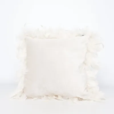 Zierkissen (Weiß) von Eight Mood Feder, Polyester