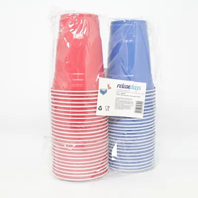 Produit jetable (Bleu, Rouge) de Relaxdays