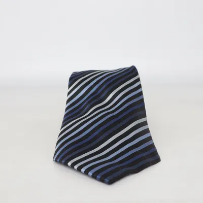 Stropdas (Zwart, Blauw, Grijs) van Amanda Zijde