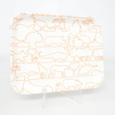 Tray (White, Orange) from Sandberg