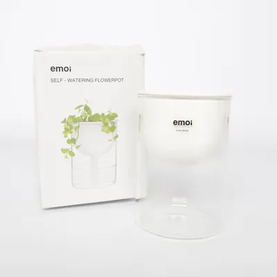 Pot (White, Transparent) from Emoi