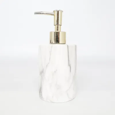 Tvålpump (Grå, Vit, Guldfärgad)