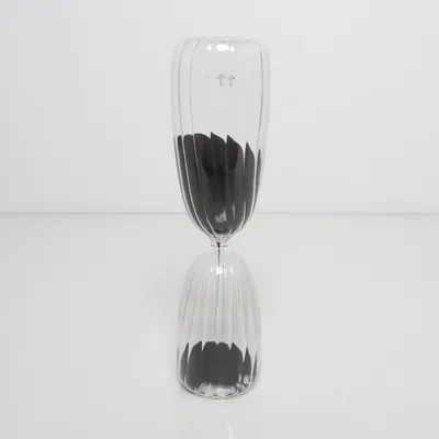 Hourglass (Transparent, Black)