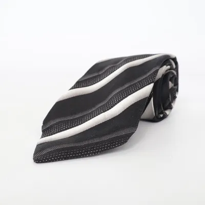 Tie (Black, Gray) from Altea Silk