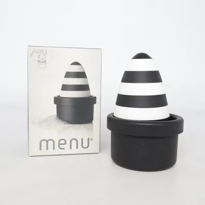 Makeup brush cleaner (White, Black) from Menu