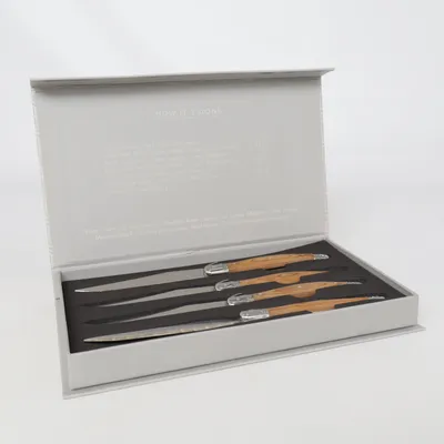 Knife set (Brown, Silver) from Vinga