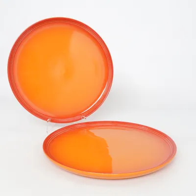 Plate (Orange) from Le Creuset