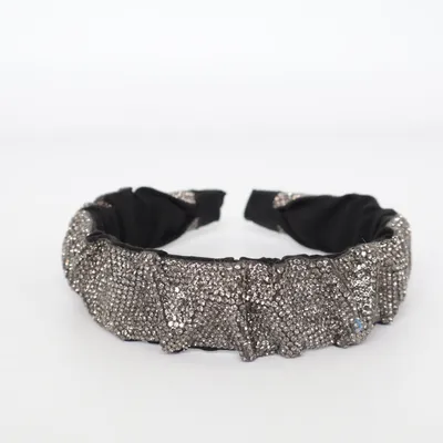 Diadem (Svart, Silverfärgad)