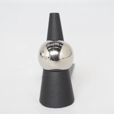 Ring (Silver) from Coal Stainless steel