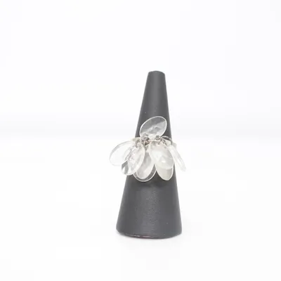 Ring (Transparant, Zilver) Onbekend materiaal